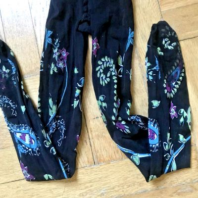 Emporio Armani FASHION tights with floral-print** Emporio Armani size 3, US L